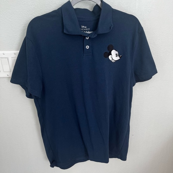 Men's Mickey Mouse navy blue Embroidered Polo - Picture 2 of 7